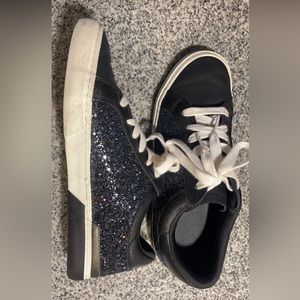 Women's Target Glitter Sneakers